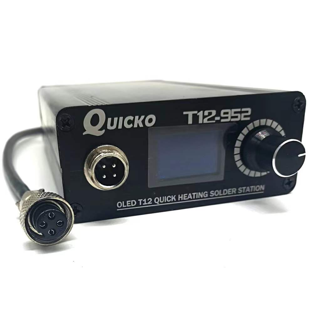 محطة لحام T12-952 سريعة التسخي - مراجعة T12 Soldering Station Oled وسعره